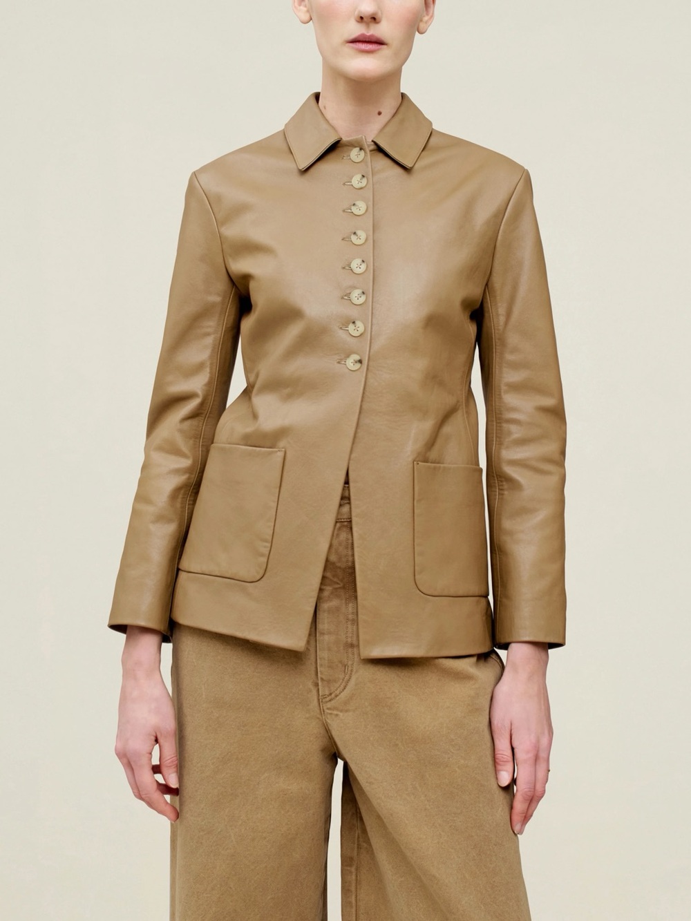 kallmeyer leather warner blazer